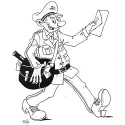 Coloring page: Postman (Jobs) #95005 - Printable coloring pages