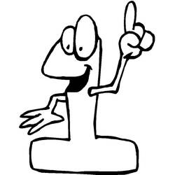 Number 1 (Learning and Education) coloring page #221288 to print and color