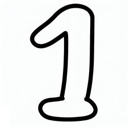 Number 1 (Learning and Education) coloring page #221296 to print and color