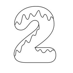 Number 2 (Learning and Education) coloring page #221320 to print and color