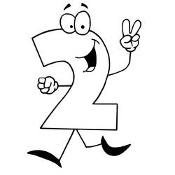 Number 2 (Learning and Education) coloring page #221323 to print and color