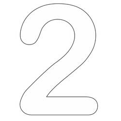 Number 2 (Learning and Education) coloring page #221326 to print and color