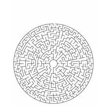 Coloring page: Labyrinths (Learning and Education) #126425 - Free Printable Coloring Pages