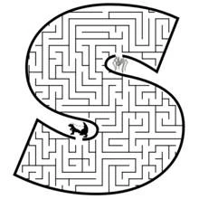 Coloring page: Labyrinths (Learning and Education) #126456 - Free Printable Coloring Pages
