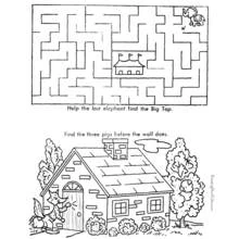 Coloring page: Labyrinths (Learning and Education) #126674 - Free Printable Coloring Pages