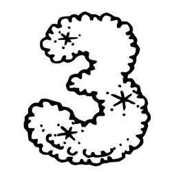 Number 3 (Learning and Education) coloring page #221342 to print and color