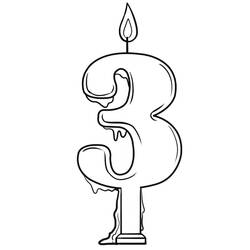 Number 3 (Learning and Education) coloring page #221349 to print and color
