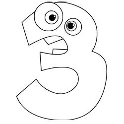 Number 3 (Learning and Education) coloring page #221355 to print and color