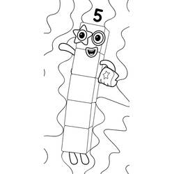 Coloring pages: Numberblocks - Free Printable Coloring Pages