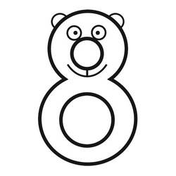 Numbers (Learning and Education) coloring page #125122 to print and color