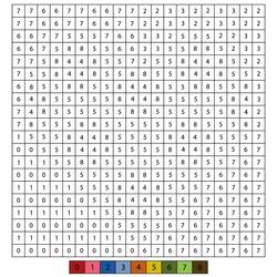 Coloring pages: Pixel Art - Free Printable Coloring Pages