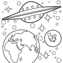 Planet (Solar System) (Learning and Education) coloring page #193865 to print and color