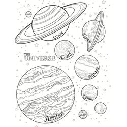 Planet (Solar System) (Learning and Education) coloring page #193885 to print and color