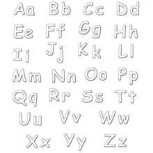 Alphabet (Letters and Alphabet) coloring page #124589 to print and color