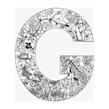 Alphabet (Letters and Alphabet) coloring page #124618 to print and color