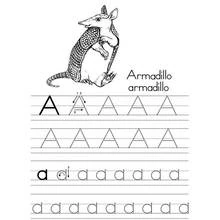Alphabet (Letters and Alphabet) coloring page #124650 to print and color
