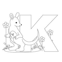 Alphabet (Letters and Alphabet) coloring page #124651 to print and color