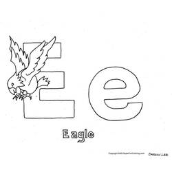 Alphabet (Letters and Alphabet) coloring page #124729 to print and color