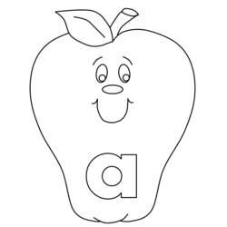 Alphabet (Letters and Alphabet) coloring page #124738 to print and color