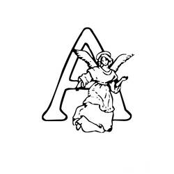 Alphabet (Letters and Alphabet) coloring page #124750 to print and color