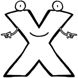 Alphabet (Letters and Alphabet) coloring page #124758 to print and color