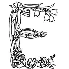 Alphabet (Letters and Alphabet) coloring page #124858 to print and color