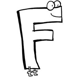 Alphabet (Letters and Alphabet) coloring page #124891 to print and color