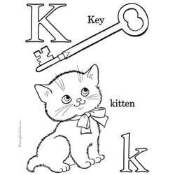 Alphabet (Letters and Alphabet) coloring page #124931 to print and color