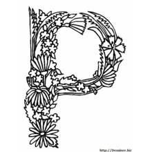 Alphabet (Letters and Alphabet) coloring page #125027 to print and color