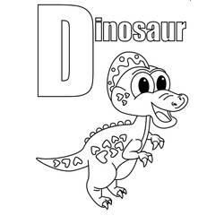Coloring pages: Letter D - Free Printable Coloring Pages