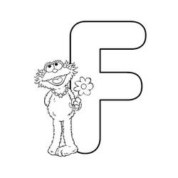 Coloring pages: Letter F - Free Printable Coloring Pages