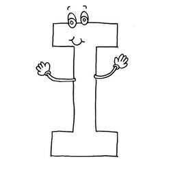Coloring pages: Letter I - Free Printable Coloring Pages