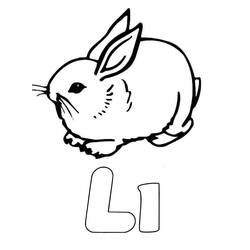 Coloring pages: Letter L - Free Printable Coloring Pages