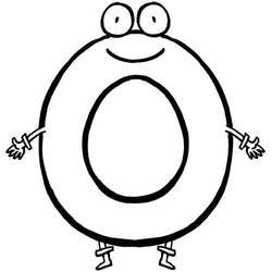Coloring pages: Letter O - Free Printable Coloring Pages