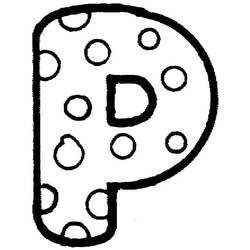 Coloring pages: Letter P - Free Printable Coloring Pages