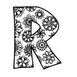 Coloring pages: Letter R - Free Printable Coloring Pages