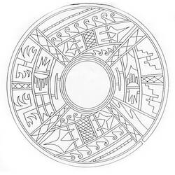 Coloring page: Abstract Mandalas (Mandalas) #173969 - Free Printable Coloring Pages