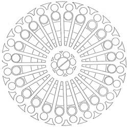 Coloring page: Abstract Mandalas (Mandalas) #173970 - Free Printable Coloring Pages