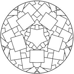 Coloring page: Abstract Mandalas (Mandalas) #173979 - Free Printable Coloring Pages