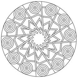 Coloring page: Abstract Mandalas (Mandalas) #173981 - Free Printable Coloring Pages