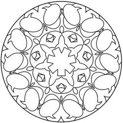 Coloring page: Abstract Mandalas (Mandalas) #173982 - Free Printable Coloring Pages
