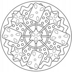 Coloring page: Abstract Mandalas (Mandalas) #173985 - Free Printable Coloring Pages