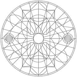 Coloring page: Abstract Mandalas (Mandalas) #173986 - Free Printable Coloring Pages