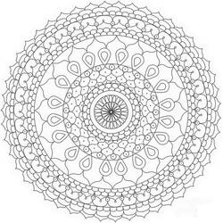Coloring page: Abstract Mandalas (Mandalas) #173992 - Free Printable Coloring Pages