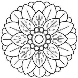 Coloring page: Abstract Mandalas (Mandalas) #173994 - Free Printable Coloring Pages