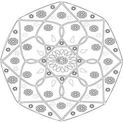 Coloring page: Abstract Mandalas (Mandalas) #173995 - Free Printable Coloring Pages