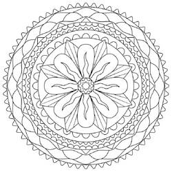 Coloring page: Abstract Mandalas (Mandalas) #193037 - Free Printable Coloring Pages