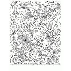 Coloring page: Abstract Mandalas (Mandalas) #193040 - Free Printable Coloring Pages