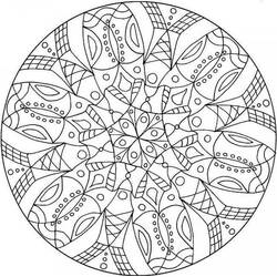 Coloring page: Abstract Mandalas (Mandalas) #193054 - Free Printable Coloring Pages