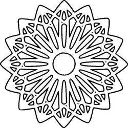 Coloring page: Abstract Mandalas (Mandalas) #193062 - Free Printable Coloring Pages